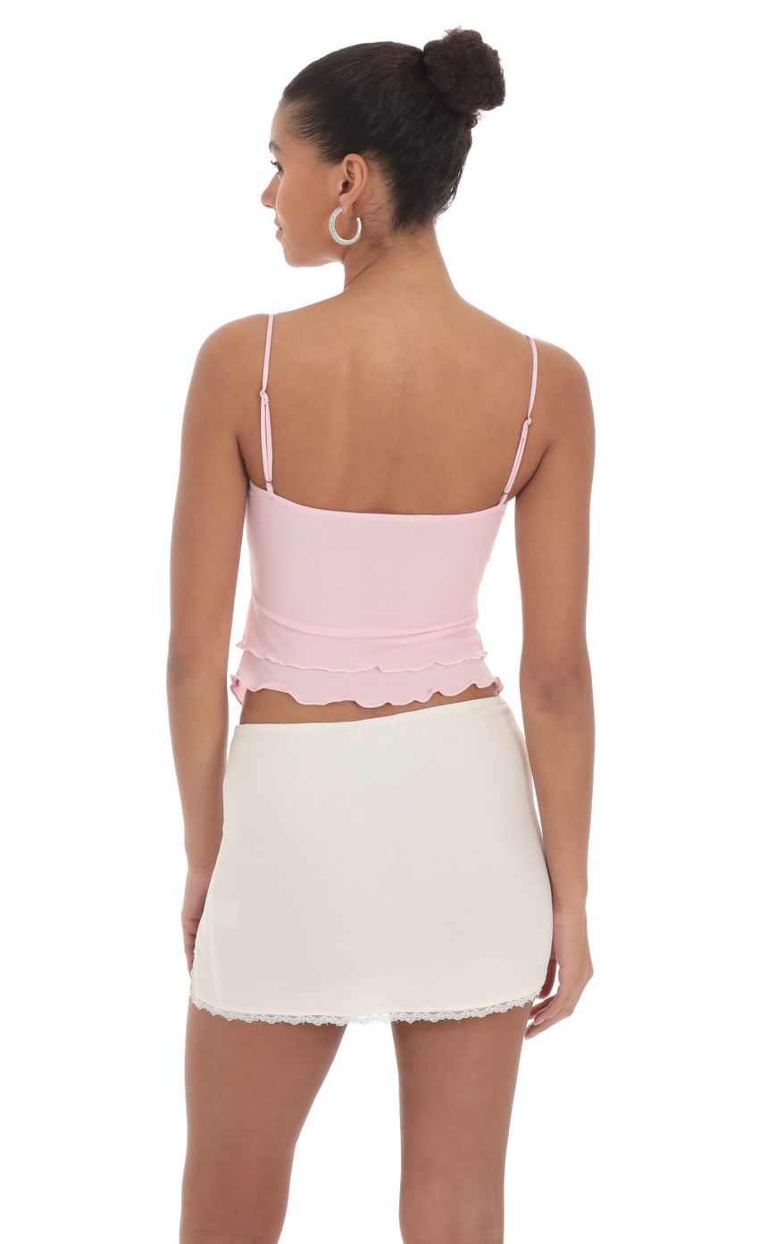 Lucy in the Sky Mesh Twist Top