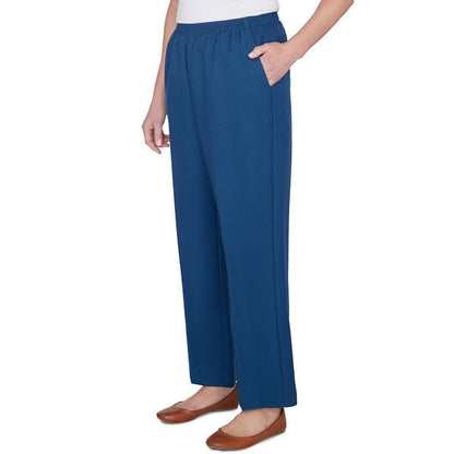 Alfred Dunner Plus Women's Classic Accord Elastic Waist Medium Length Pant