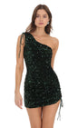 Lucy in the Sky One Shoulder Sequin Dress