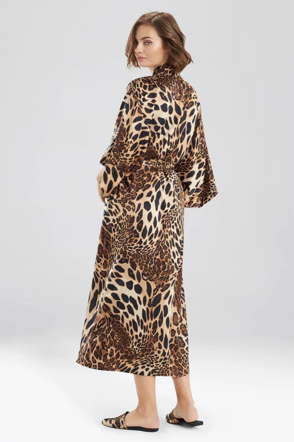 Natori Luxe Leopard Robe