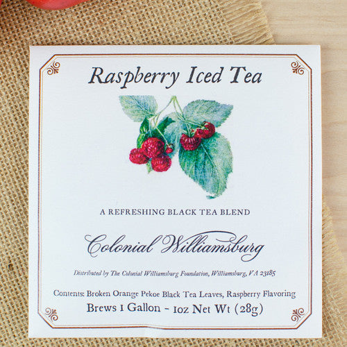 The Shops at Colonial Williamsburg Raspberry Iced Tea