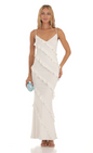 Lucy in the Sky Ruffle Maxi Dress