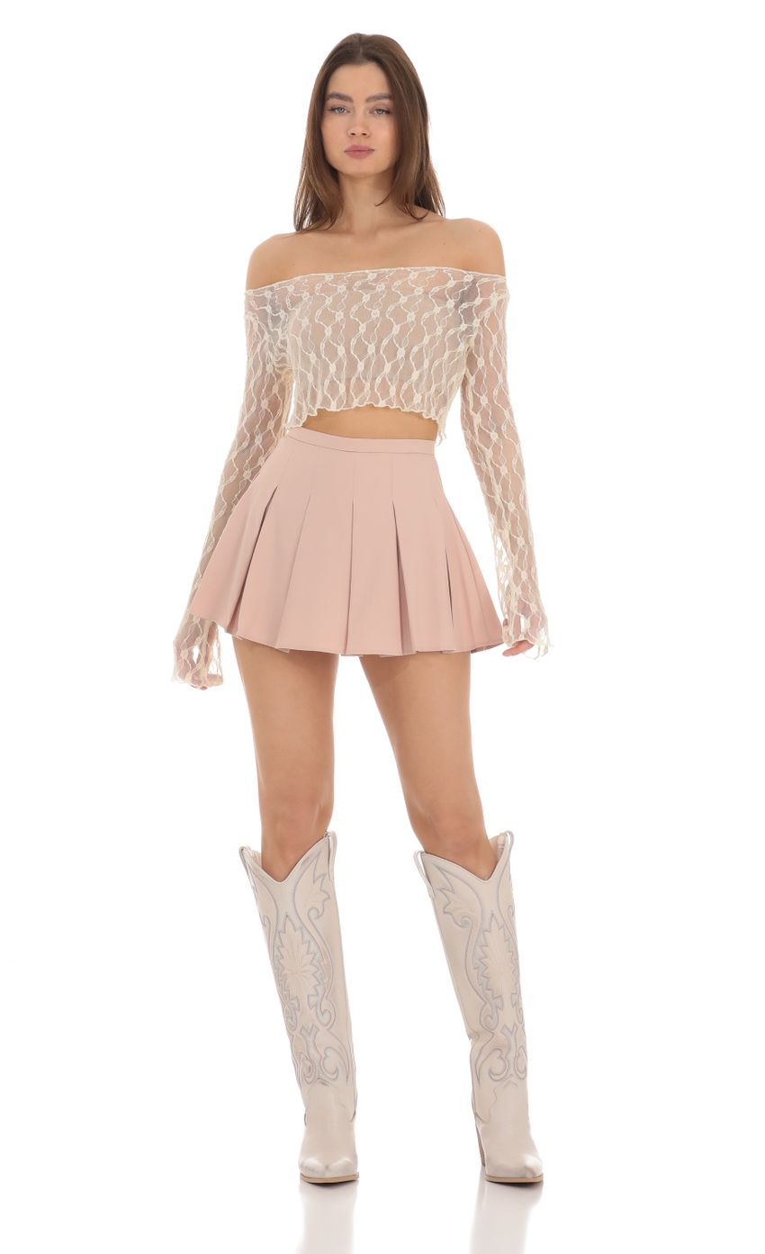 Lucy in the Sky Pleated Skort