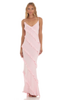 Lucy in the Sky Ruffle Maxi Dress