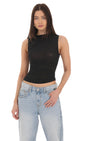 Lucy in the Sky Mesh Ruched Top