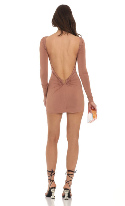 Lucy in the Sky Open Back Dress 1