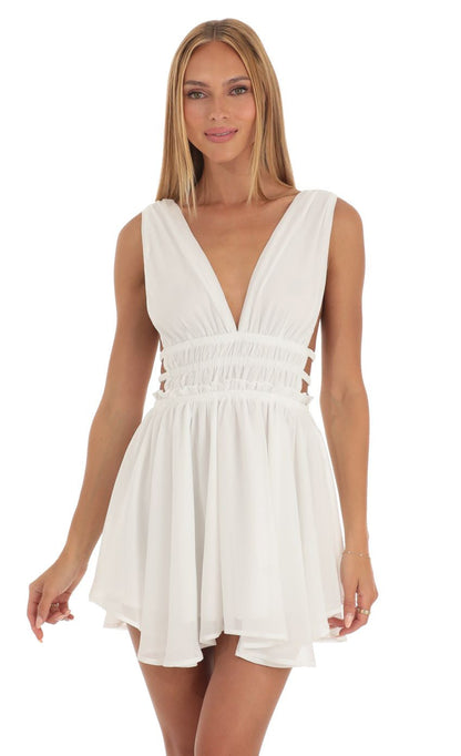 Lucy in the Sky Plunge A-Line Dress