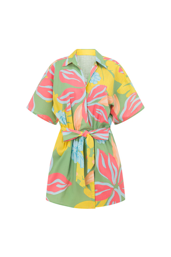 Sabo Skirt Alannah Wrap Dress - Calypso Scarf