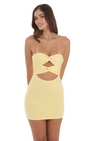 Lucy in the Sky Double Twist Cutout Dress