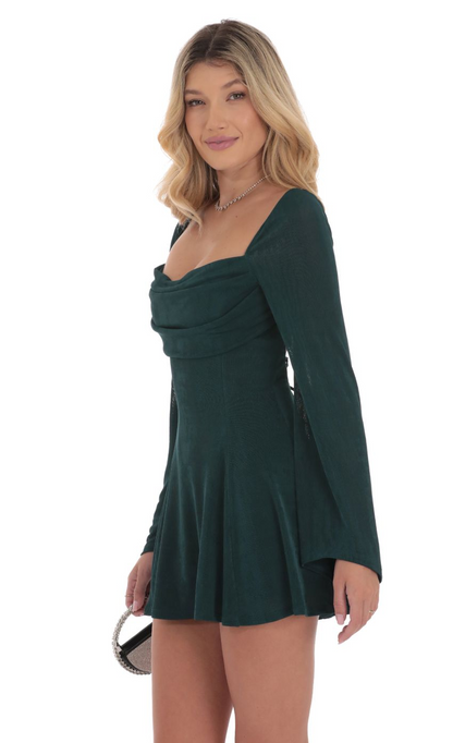 Lucy in the Sky Flare Sleeve Dress