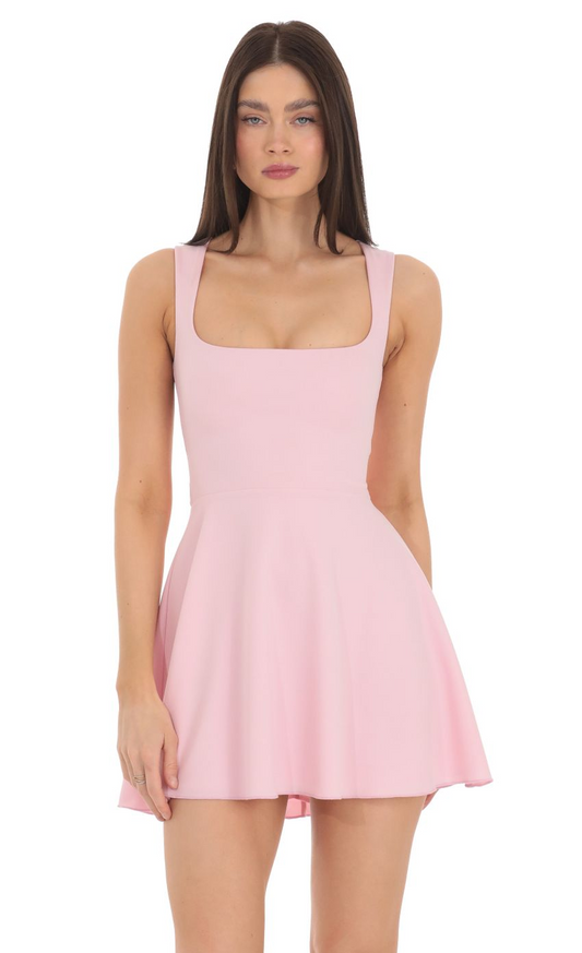 Lucy in the Sky Back Bow A-Line Dress