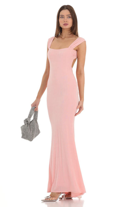 Lucy in the Sky Open Back Maxi Dress