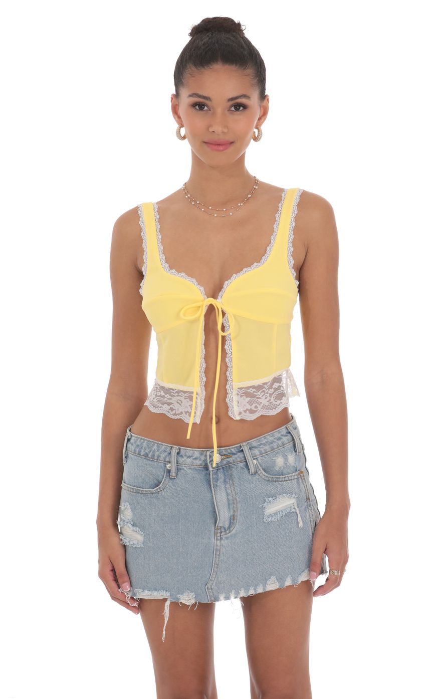 Lucy in the Sky Lace Vest Top