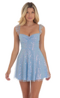 Lucy in the Sky Ruffle Strap A-Line Dress