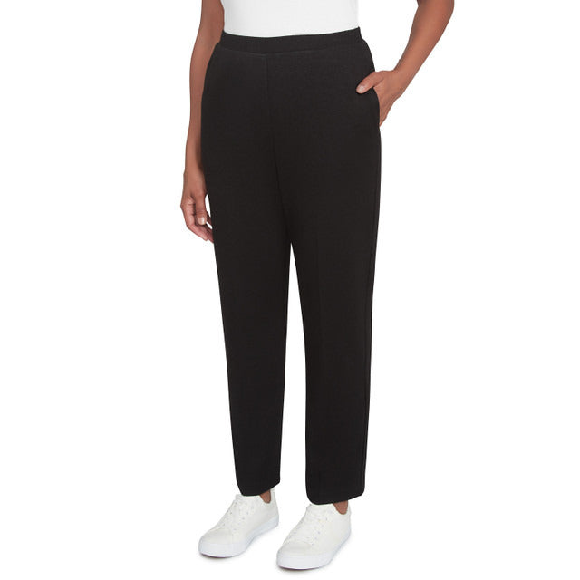 Alfred Dunner Women's Soft Brushed Knit Average Length Pant