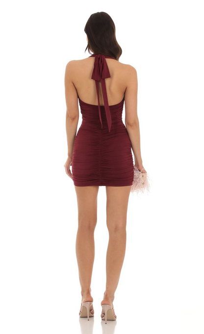 Lucy in the Sky Ruched Bodycon Dress