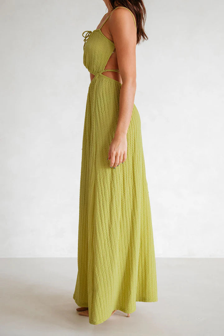 Sabo Skirt Backless Annalise Dress - Moss