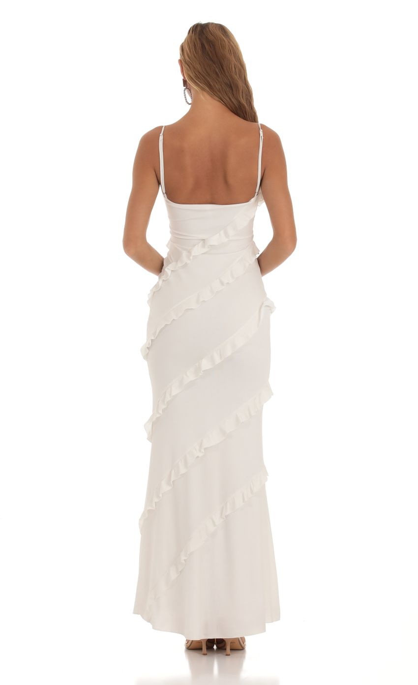 Lucy in the Sky Ruffle Maxi Dress