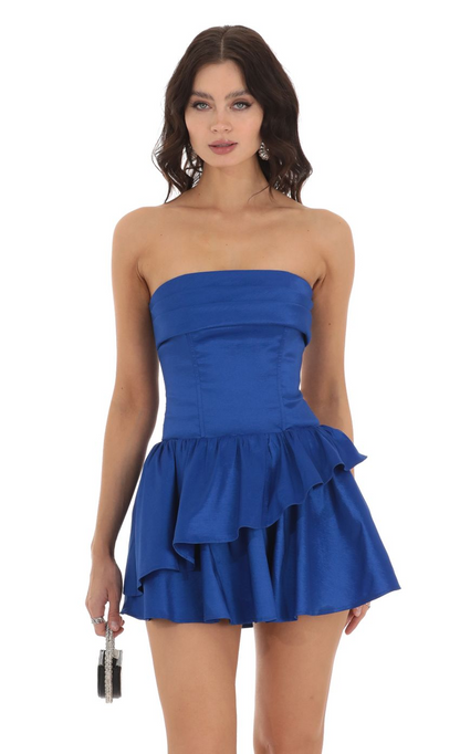 Lucy in the Sky Corset Strapless Dress 1