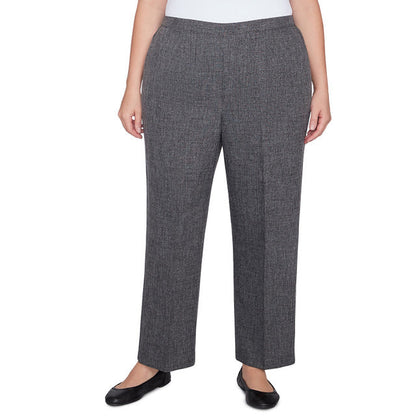 Alfred Dunner Women's Comfort Elastic Back Medium Length Pant