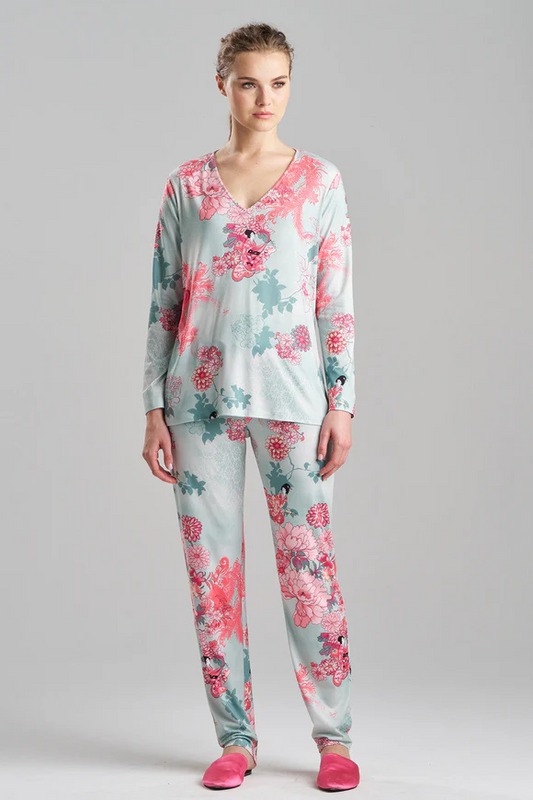 Natori Majestic Garden Cozy Knit PJ