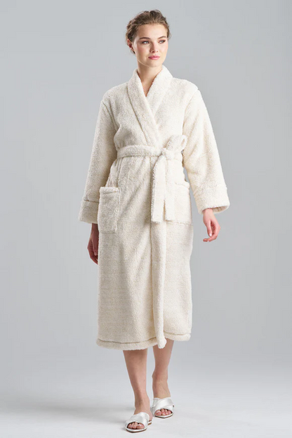 Natori Shimmer Plush Kimono Robe