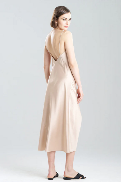 Natori Glamour V-Neck Gown