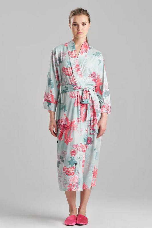 Natori Majestic Garden Cozy Knit Robe