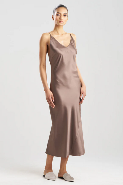 Natori Glamour V-Neck Gown