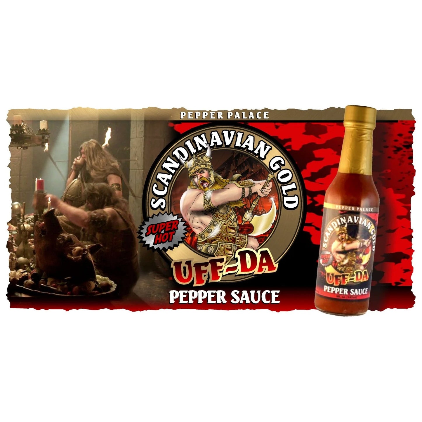 Pepper Palace Uff Da Scandinavian Gold Hot Sauce