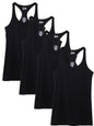 Kalon Clothing Women's 4-Pack Racerback Shelf Bra Camisole Base Layer